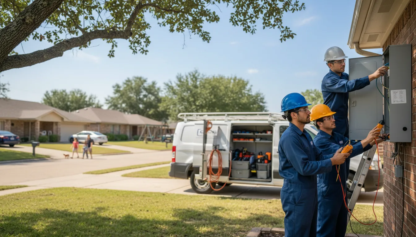 Certified electrician providing emergency electrical services in Conway, AR